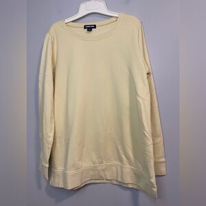 Lands' End Women's Soft Yellow Sweatshirt